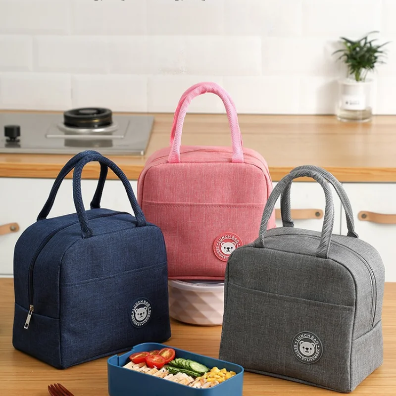 Insulated Lunch Bag Insulation Bento Pack Aluminum Foil Rice Bag Meal Pack Ice Student Bento Lunch Handbag Insulation lunch bag,bento bag