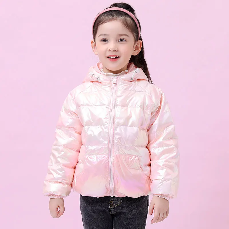 

Autumn Baby toddlers Warm Down Cotton Jackets Hooded Coats Children's Quilted Jacket Kids Clothes Girl Winter Boy Outerwear 1-8Y