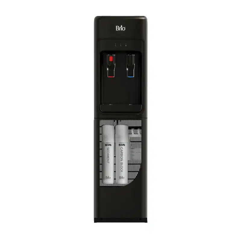 

Bottleless 2-Stage Filtration Water Dispenser Hot/Cold Cooler, Connects to your water line
