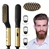 Electric Hot Comb Straightener Multifunctional Quick Heated Men Beard Care Brush Beard Anti-Scald Straightener Comb Hair Tools 1
