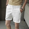 2022 Summer High Quality Men Suit Shorts Fashion Simple All Match Casual Straight Short Pant Male Social Business Casual Pants 1