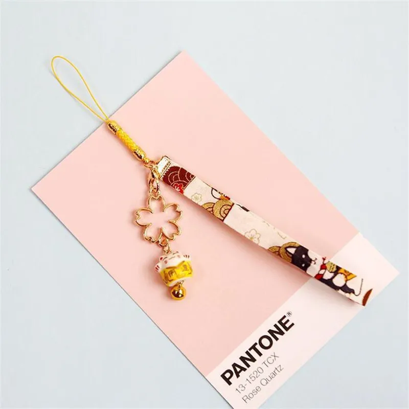 Kawaii Mozgékony telefont straps Bűvölet Szerencsés Cica keychain Kardbojt számára IPhone Rövid távú Pártsejt telefont szíj kötelet lanyards aranyos Mozgékony Medál