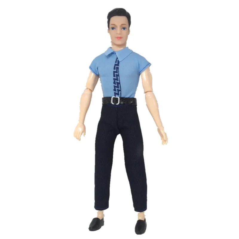 Handmade Ken Doll Clothes T-shirt + Trousers For Barbie Dress