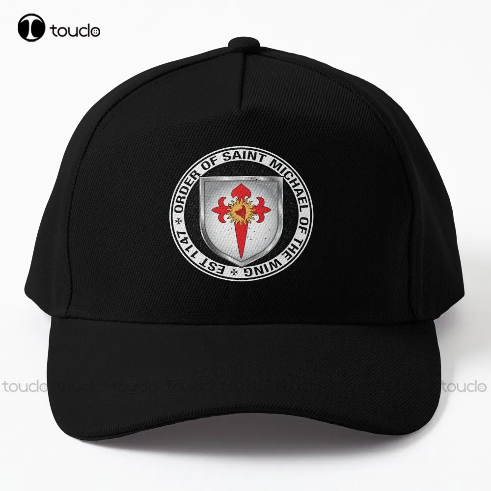 

Order Of Saint Michael Of The Wing Shield Baseball Cap Black Caps Comfortable Best Girls Sports Hip Hop Trucker Hats Sun Hats