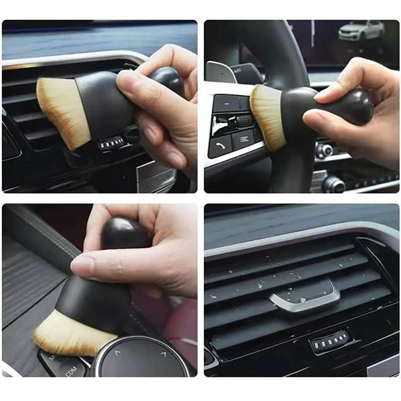 Description Picture 6 of itemCar Interior Cleaning Brush Keyboard Air Conditioner Computer Thick Soft Fur Clean Brushes with Cover Dust Detailing Tools