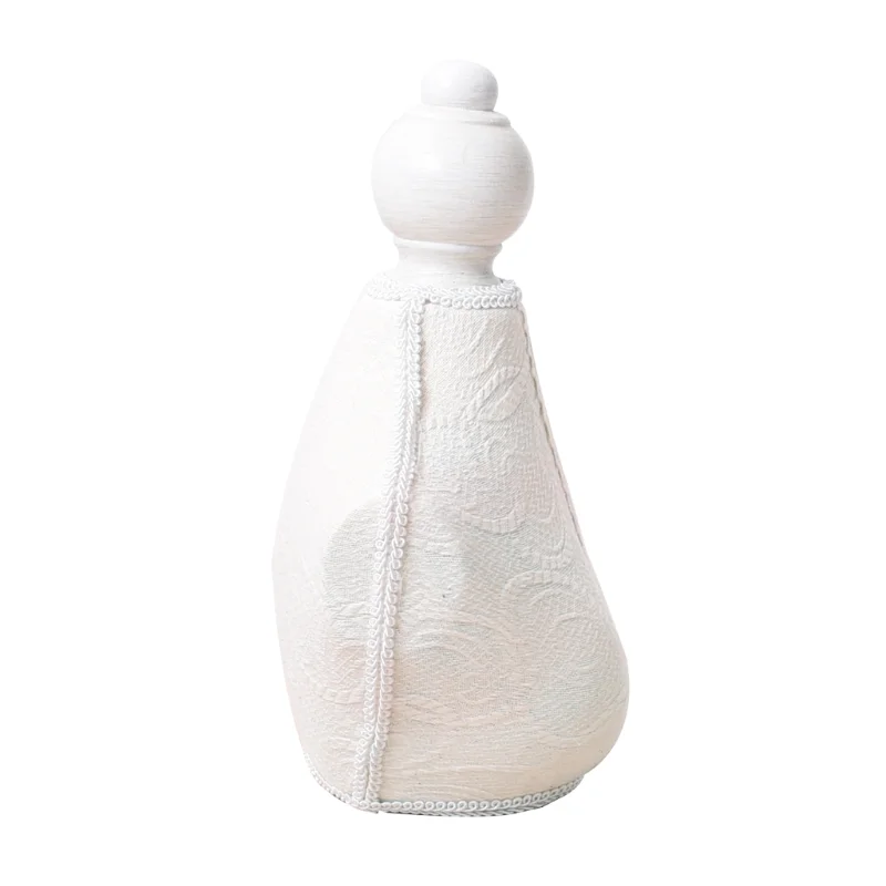 White Bust Necklace Display stand Wood Jewelry Storage Frame Necklace Rack Model White Lace Wedding Gift Window