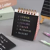 Creative Paper Black Sticky Notes with White Marker Pens Self Adhesive Memo Pad Posted It Notepad for School Office 3