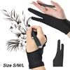 Two-Finger Drawing Gloves Palm Anti-touch Anti-fouling for Tablet Digital Board Touch Screen Oil Painting Office Artist Supplies 1