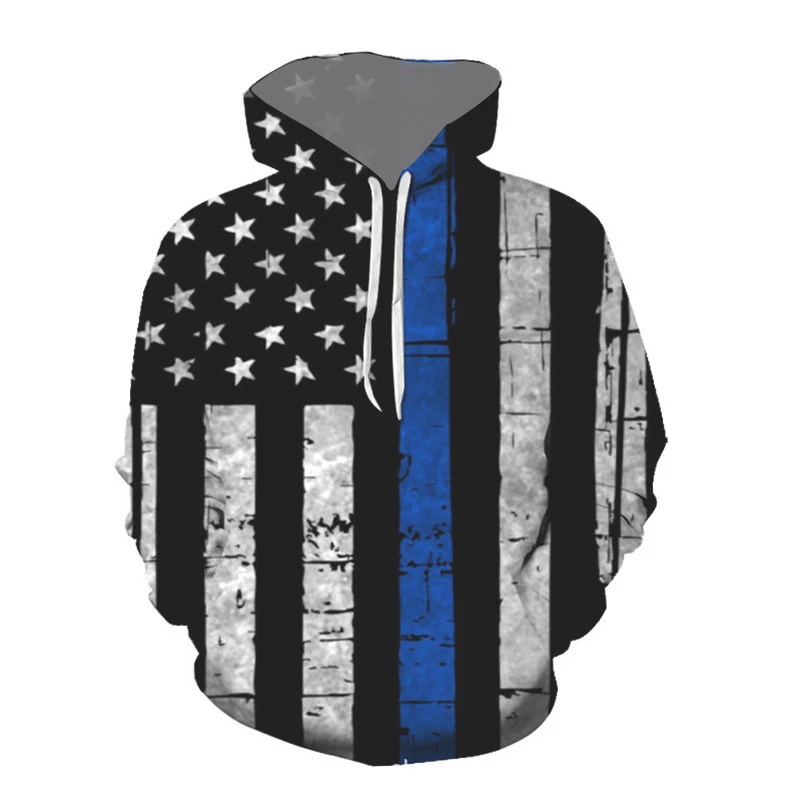 Flag of the United States Fashion Style 3D Printed Hoodies Unisex Pullovers Hoodie Casual Sweatshirts