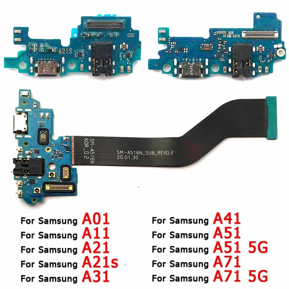 Original Usb Connector For Samsung Galaxy A31 A41 A51 A71 5g A01 Core