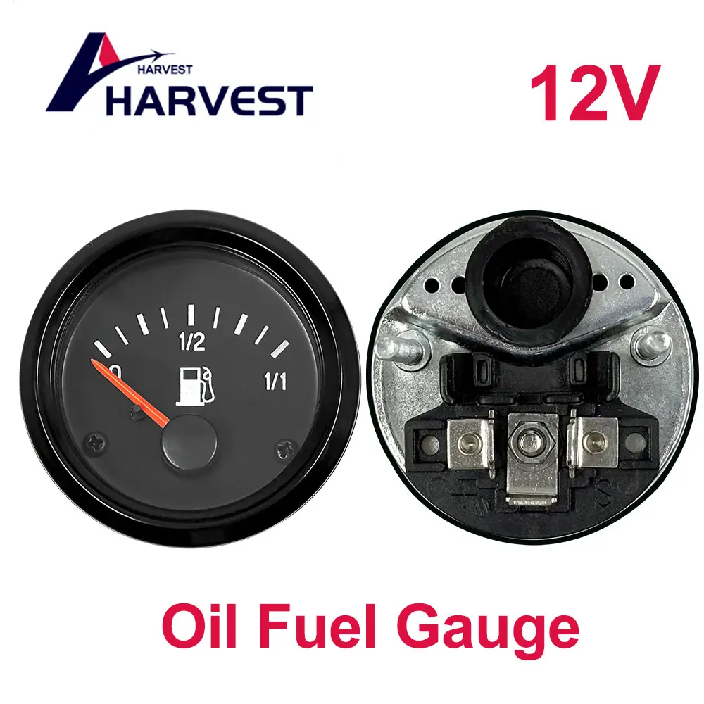 수온계, 오일온도계, 오일압력계, 전압계, 연료계, 시간계 52MM 12/24V 디젤 자동차, 디젤 발전기 세트용