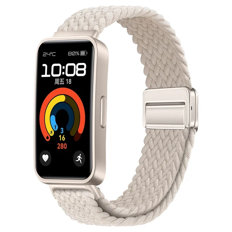 Braided Nylon Loop Straps with Magnetic Buckle - Comfortable Bracelet Accessory