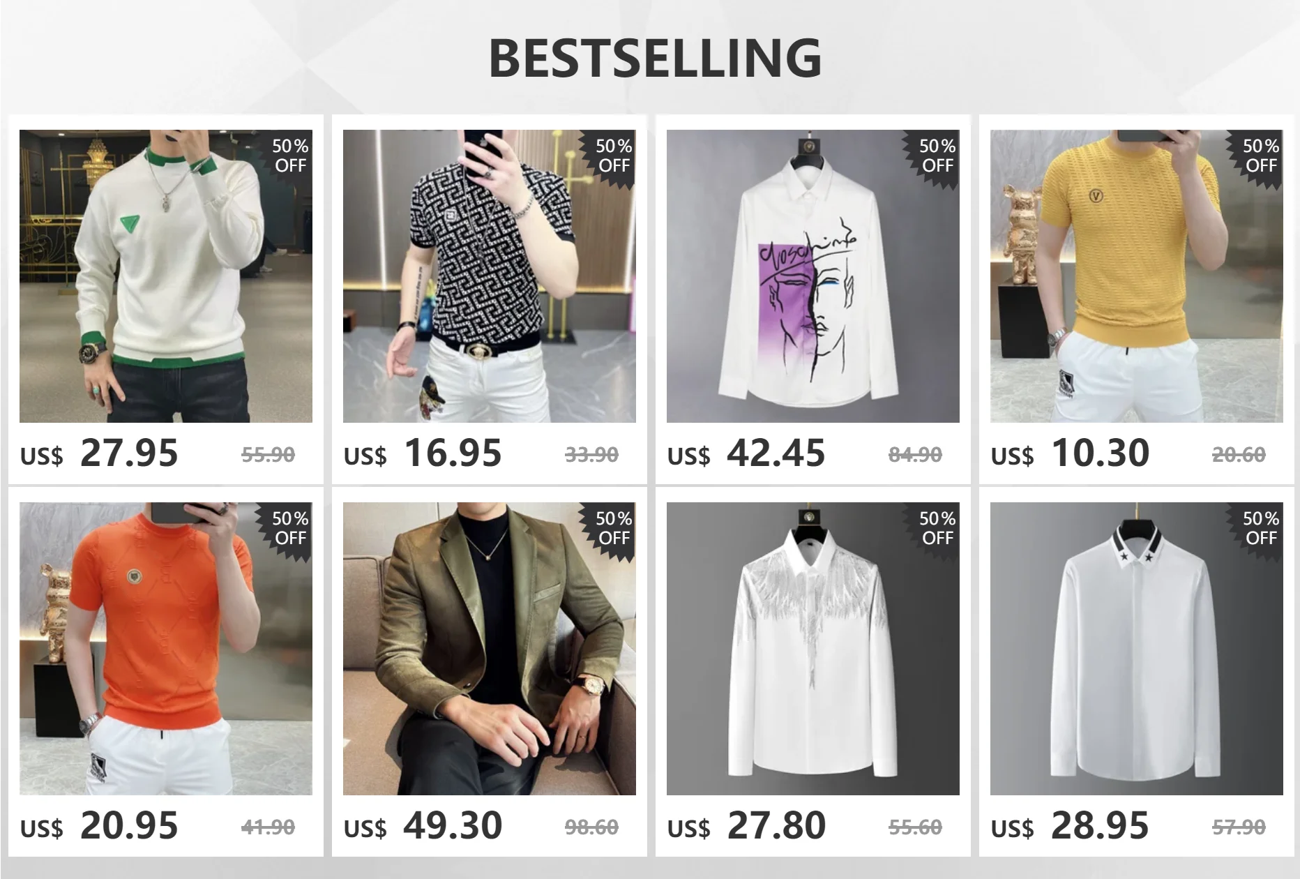 Description Picture 2 of itemSummer Quarter Sleeved Suit Jacket for Men's Thin Casual Business Blazers Hollow Out Sexy Stage Performance Hairstylist Coats