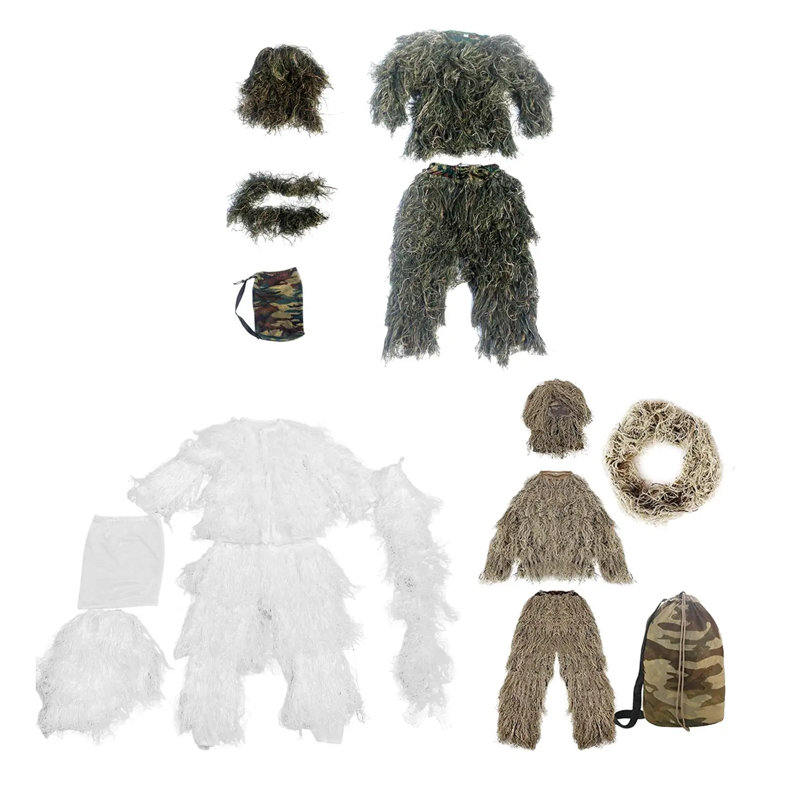 

Ghillie, дышащий костюм с сумкой для хранения для турецкой охоты, для улицы