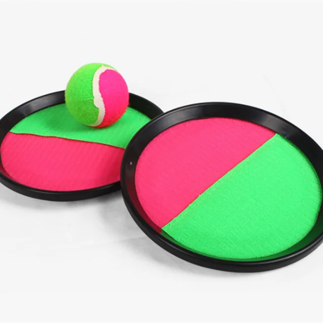 1Set Sucker Sticky Ball Toy Outdoor Sports Catch Ball Game Set Throw And Catch Parent-Child Interactive Outdoor Toys For Kids 3