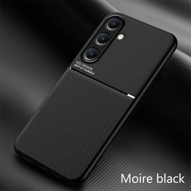 Magnetic Leather Protective Phone Case - Premium Back Cover