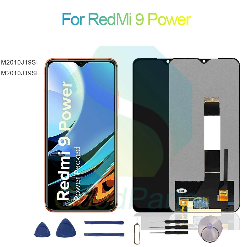 

For RedMi 9 Power LCD Display Screen 6.53" M2010J19SI, M2010J19SL For RedMi 9 Power Touch Digitizer Assembly Replacement