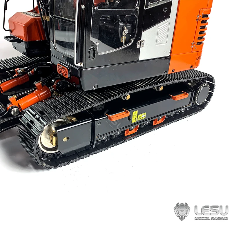 S5d5e350a56d54706825c5c084668a631n Model ciężkiej maszyny LESU1/14 Aoue-ET26L trójramienny mały krótki pas ogonowy łopata przednia koparka gąsienicowa RC
