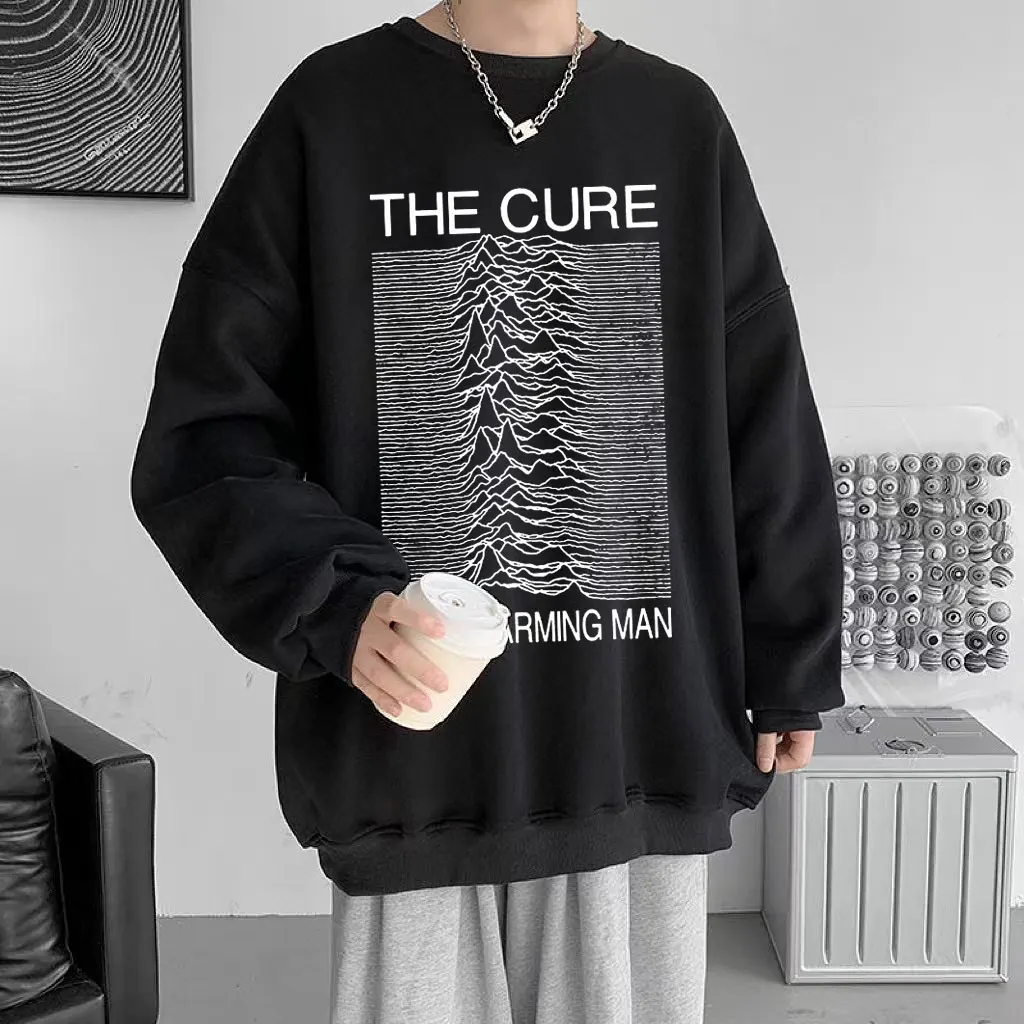 

Joy Division The Cure This Charming Man Sweatshirt Rock Band Hoodie Men Punk Unknown Pleasures Radio Waves From Pu. Lsar Clothes