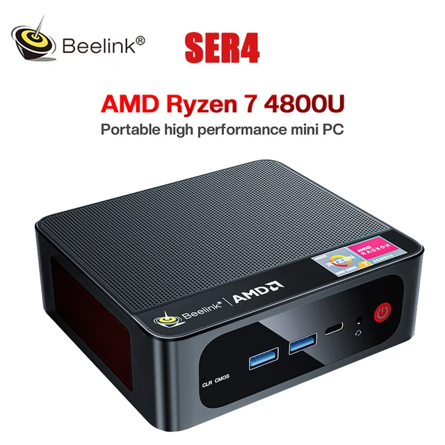 Beelink SER4 AMD Ryzen 7 4800U Windows 11 MINI PC SER3 AMD Ryzen 7 3750H DDR4 16GB 500GB SSD WIFI BT4.0 Desktop Game Computer PC 1