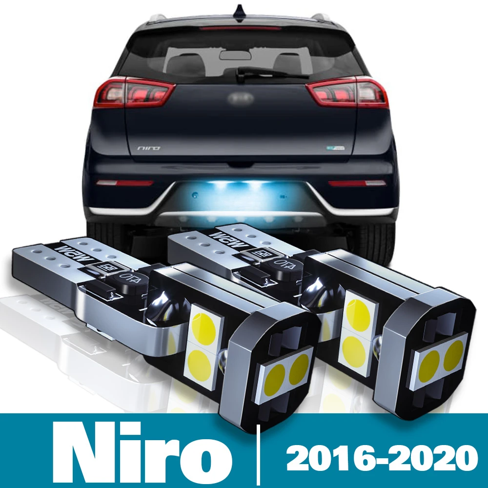 2pcs Led License Plate Light For Kia Niro Accessories 2016 2017 2018 2019 2020 Signal Lamp