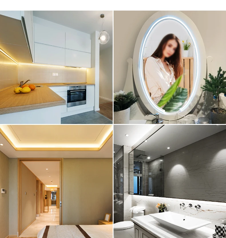 Description Picture 6 of itemDC12V 1m 2m 3m 5m LED Touch Dimmable Room Decor Cabinet Backlight Lights Waterproof Neon Strip Light Night Lamp Home Lighting 