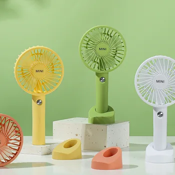 학생용 핸드헬드 USB 충전식 미니 책상 선풍기, 가정 사무실 야외용 여름 휴대용 팬