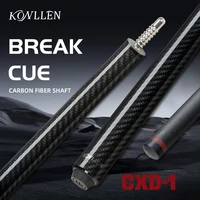 KONLLEN Break cue Pool cue Stick Carbon Fiber Shaft 13mm Tip Punch Cue 1/2 spint  58″ Stick Billiard Cues