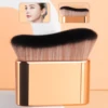 Foundation Brush, 1pcs Plastic Creative	wave Fit Perfectly Cosmetic Brush	at home or On-the-Go 6