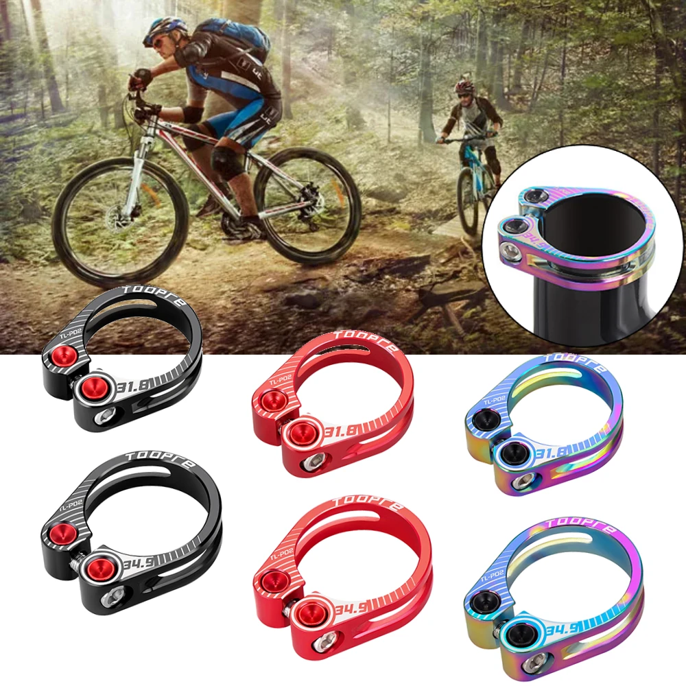 TOOPREMountainBicycleSeatpostClampsHollowOutBikeQuickRelease