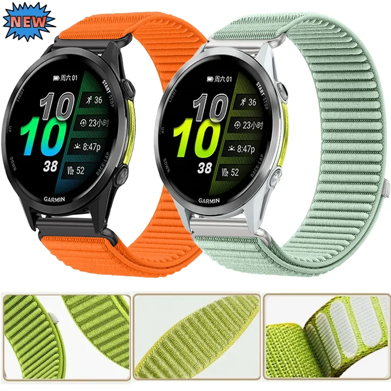 Versatile Nylon Watch Strap for Garmin Forerunner and Venu Series