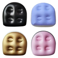 PVC Spa Booster Seat Soft Water Air Inflatable Hot Tub Cushion Pad Black PVC Spa Booster Seat Soft Water/Air Inflatable Hot Tub 1