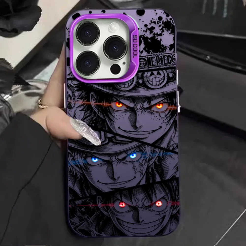 Premium Matte One Piece Character Phone Case with Anti-Fall Protection