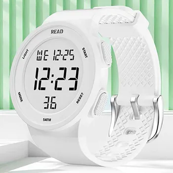 Orologi da donna, orologio alla moda con display a definizione LED ad alta risoluzione, orologio digitale elettronico multifunzione impermeabile