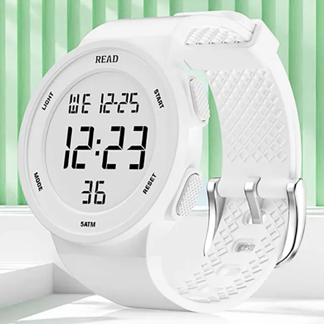 Montres pour femmes, montre de mode avec affichage de définition LED haute résolution, montre numérique électronique multifonction étanche 1