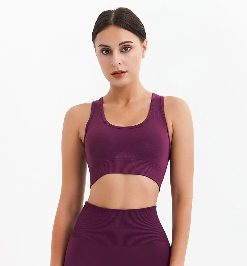 Women's Padded Sports Bra Tank Top – Comfort & Style