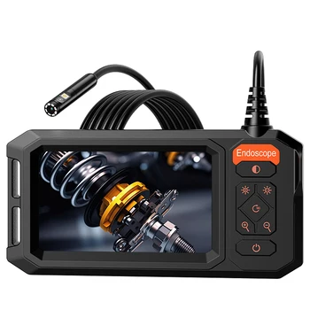Industrial Endoscope 4.3'' Screen Single Dual Lens Pipe Inspection Borescope 8MM Probe Waterproof Snake Plumbing Camera 8LEDs 1