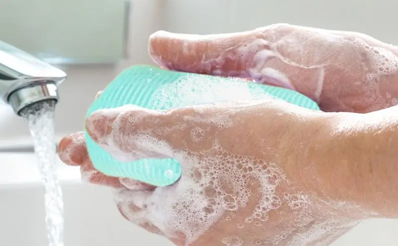 

Thickened Foaming Soap Bags Facial Cleanser Mesh Bag Drawstring Bag Shower Bubble Foam Net Bath Body Washing Bath ShowerCleaning