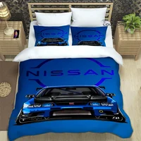 GTR racing retro printed Bedding Sets exquisite bed supplies set duvet cover bed comforter set bedding set luxury birthday gift 1