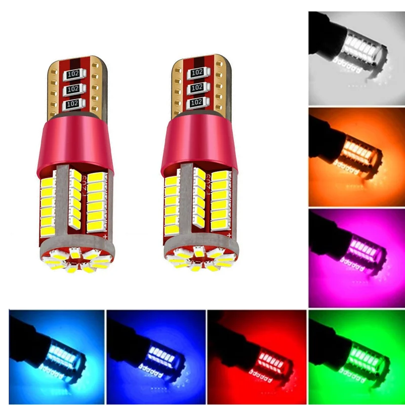 2 шт., автомобильные лампы T10 168 192 W5W 57 SMD 3014