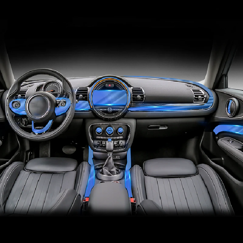 

For Mini CLUBMAN 2018-2022 Car Interior Center console Transparent TPU Protective film Anti-scratch Repair film Accessories
