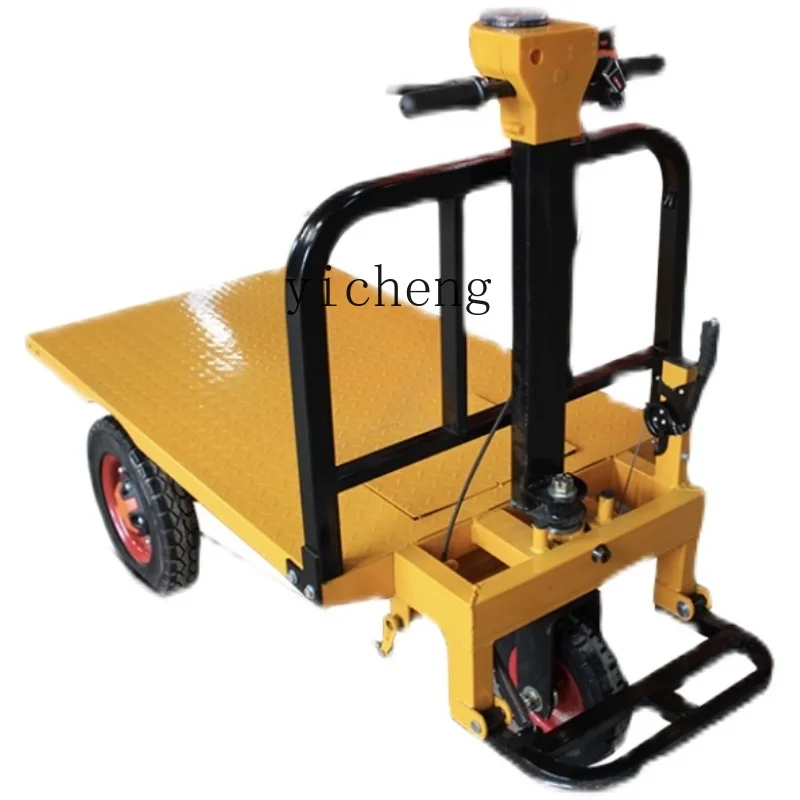 

ZC Engineering Vehicle Electric Trailer Electric Trolley Tilting Lasha Construction Site Decoration Feeding Truck