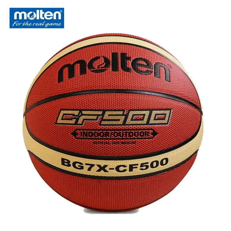 

Molten Basketball BGX-CF500 Original Official PU Leather Wear-resistant Non-slip Basketball for Indoor and Outdoor Game Training