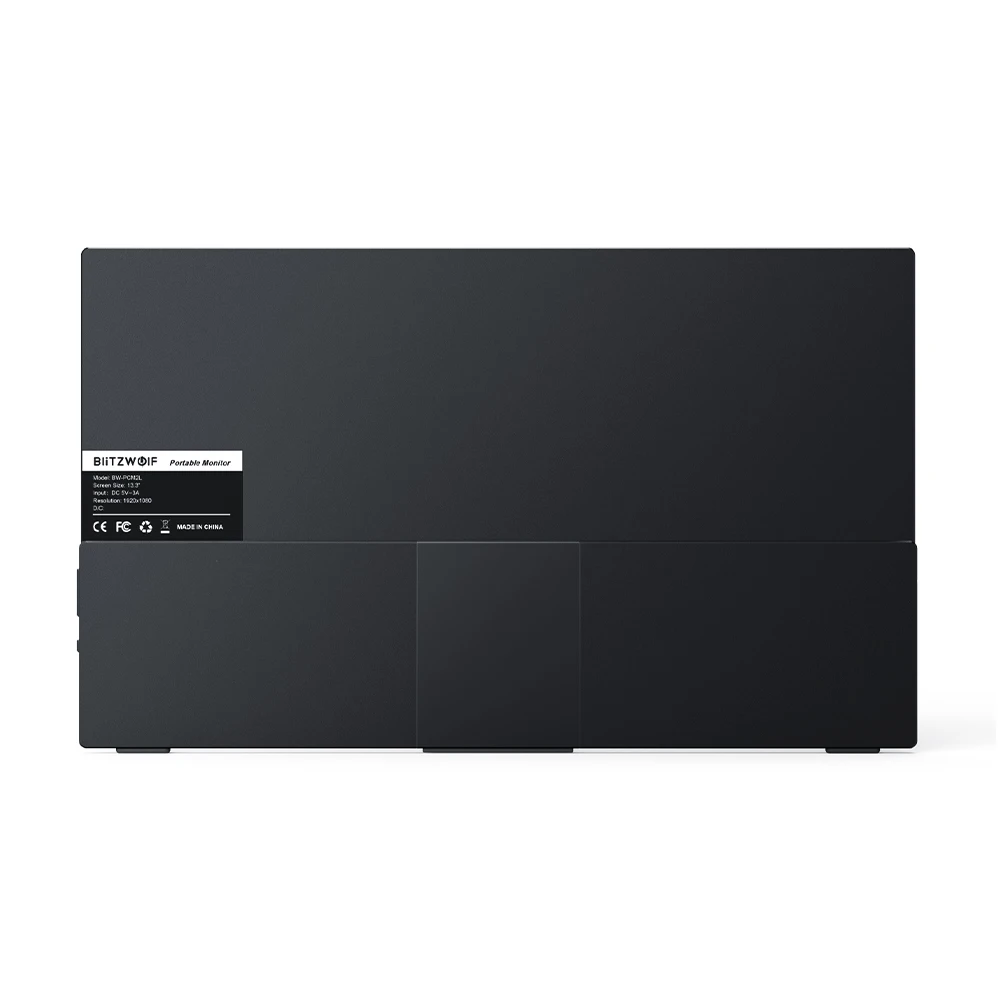 BlitzWolf PCM2L 13.3 ġ , FHD 1080P LCD ȭ, ޴ Ʈ ÷, PC ǻ , ӿ ÷ ȭ