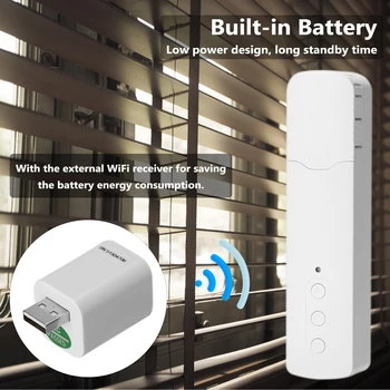 WIFI Smart Electric Curtain Motor Chain Roller APP Control Quiet Blind Pull Bead Curtain Motor System For Alexa Google Home 3