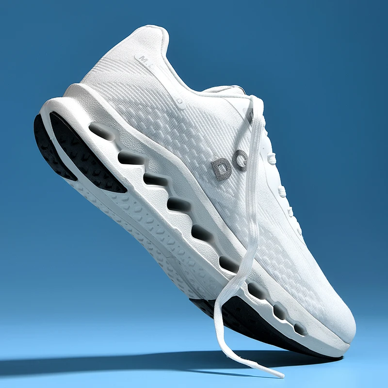 Men Lightweight Mesh Summer Sneakers Breathable Running Shoes Soft Sole Non-Slip Comfort Stylish Casual Design