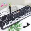 Chriyungel Kids Electronic Piano Keyboard with Microphone  61 / 37 Keys Organ Musical Instrument Toy Gift for Child Beginners 2
