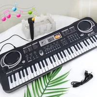 Chriyungel Kids Electronic Piano Keyboard with Microphone  61 / 37 Keys Organ Musical Instrument Toy Gift for Child Beginners 2