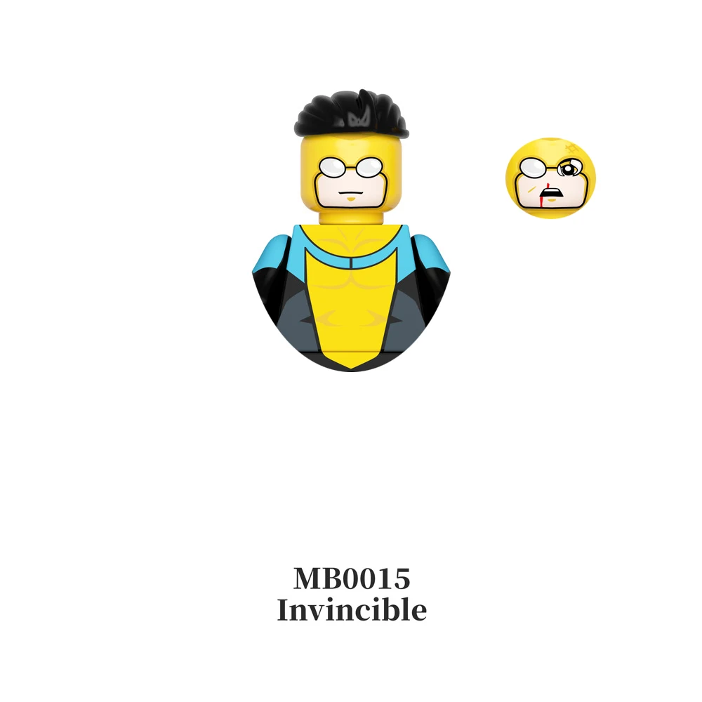 월드 레전드 옴니맨 인빈시블 새로운 브릭 장난감 미니 액션 피규어 빌딩 블록 선물 어린이 크리스마스 파티 선물