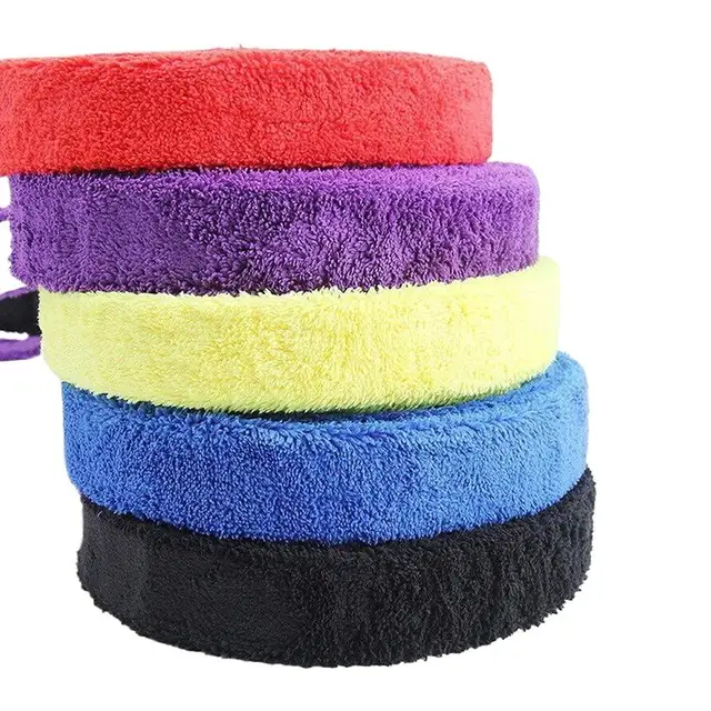 1/3Pcs Towel Glue Grip Badminton Tennis Racket Overgrips Tape Racket Grip Grip Non-slip Tape Band Sweat Badminton